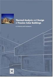 Cover of: Thermal Analysis and Design of Passive Solar Buildings