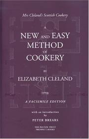 Cover of: A New and Easy Method of Cookery [FACSIMILE]