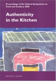 Cover of: Authenticity in the Kitchen by Richard Hosking