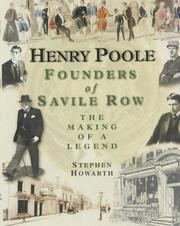 Cover of: Henry Poole: Founders of Savile Row: The Making of a Legend