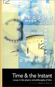 Cover of Time and the Instant (Philosophy of Science) by robin durie