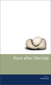 Cover of: Kant After Derrida