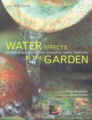 Cover of: Water Effects in the Garden: Simple ways to achieve beautiful water features