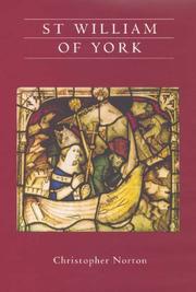 Cover of: St William of York by Christopher Norton