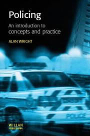 Cover of: Policing: An Introduction to Concepts and Practice (Policing and Society Series)