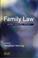 Cover of: Family Law