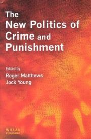 Cover of: The new politics of crime and punishment