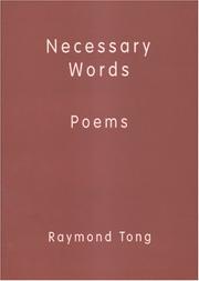Cover of: Necessary Words by Raymond Tong