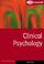Cover of: Clinical psychology