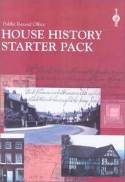 Cover of: House History Starter Pack
