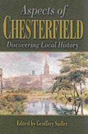 Cover of: Aspects of Chesterfield by edited by Geoffrey Sadler.