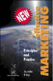 Cover of: Effective marketing: principles and practice