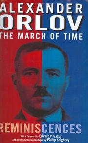 Cover of: The March of Time by Aleksandr Orlov