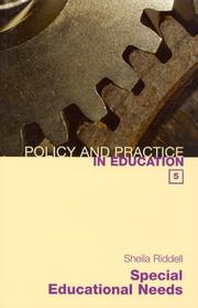 Cover of: Special Educational Needs (Policy and Practice in Education)