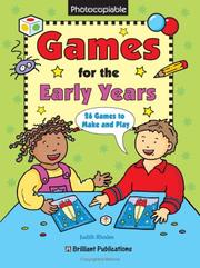 Cover of: Games for the Early Years