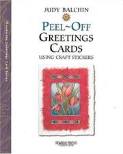 Cover of: Peel-Off Greetings Cards (Greetings Cards series)