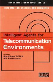 Cover of: Intelligent Agents for Telecommunication Environments (Innovative Technology Series)
