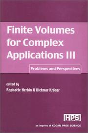 Cover of: Finite Volumes for Complex Applications III