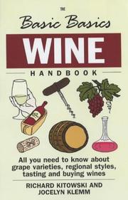 Cover of: The Basic Basics Wine Handbook (Basic Basics)