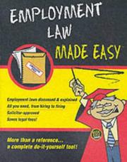 Cover of: Employment Law Made Easy (Made Easy Guides)