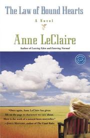 Cover of: The Law of Bound Hearts | Anne Leclaire