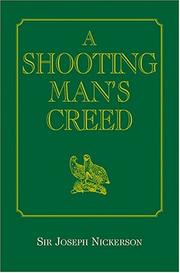 Cover of: Shooting Man's Creed