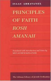 Cover of: Principles of Faith (Rosh Amanah) by Isaac Abravanel