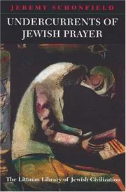 Cover of: Undercurrents of Jewish Prayer by Jeremy Schonfield