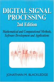 Cover of: Digital Signal Processing by J. M. Blackledge