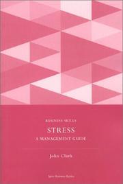 Cover of: Stress: A Management Guide