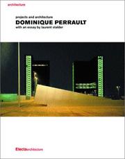 Cover of: Dominque Perrault (Electa Architecture)