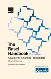 Cover of: The Basel Handbook: A Guide for Financial Practitioners (2nd edition)