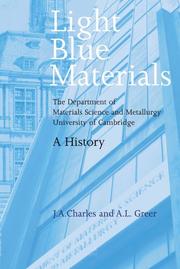 Cover of: Light Blue Materials | J. A. Charles