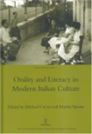 Cover of: Orality And Literacy in Modern Italian Culture (Legenda Italian Perspectives) (Legenda Italian Perspectives)