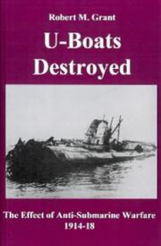 Cover of: U-boats Destroyed