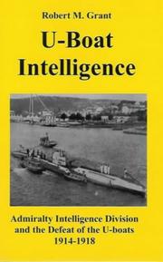 Cover of: U-boat Intelligence by Grant, Robert M.