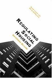 Cover of: Regulating Social Housing by David Cowan