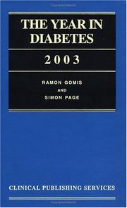 Cover of: The Year in Diabetes 2003 by R. Gomis, R. Gomis