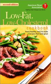 Cover of: The American Heart Association Low-Fat, Low-Cholesterol Cookbook by American Heart Association