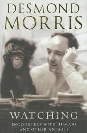 Cover of: Watching by Desmond Morris