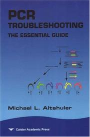 Cover of: Pcr Troubleshooting by Michael Altshuler