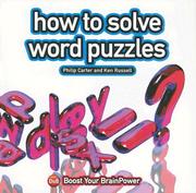 Cover of: How to Solve Word Puzzles