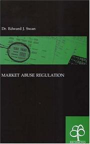 Market abuse regulation by Edward J. Swan