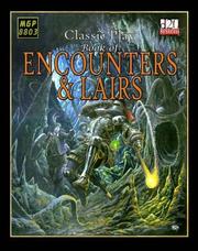 Cover of: Classic Play: The Book of Encounters and Lairs