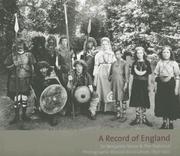 Cover of: A Record of England: Sir Benjamin Stone & the National Photographic Record Association, 1897-1910