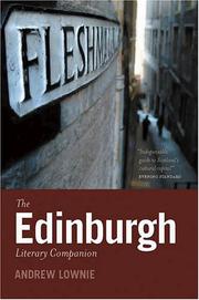 Cover of: The Edinburgh Literary Companion