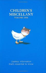 Cover of: Children's Miscellany: Useless Information That's Essential to Know! (Buster Books)