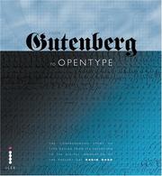 Cover of: From Gutenberg to Open Type