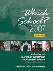 Cover of: Which School?