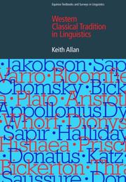 Cover of: The Western Classical Tradition in Linguistics (Equinox Textbooks and Surveys in Linguistics)